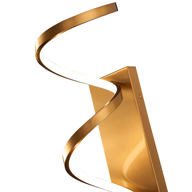 Modern Led Spiral Wall Sconce
